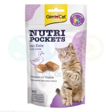 GimCat Treats for Cats Nutri Pockets with Duck 60g