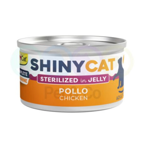 GimCat Shinycat Chunks in Jelly for Sterilized Cats with Chicken 70g