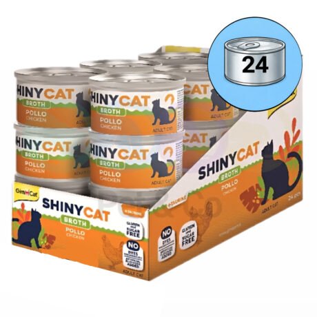 Lot GimCat Shinycat Chunks in Jelly for Cats 24×70g