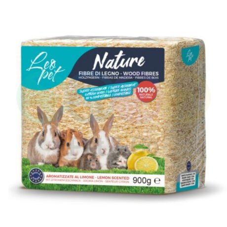 Nature Lemon Scented Wood Fibres for Rodents & Birds nest 900g
