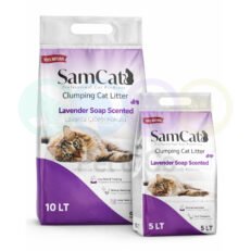 SamCat Clumping Cat Litter with Lavender parfum