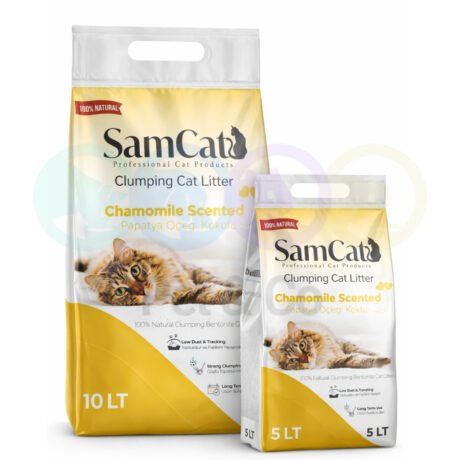 SamCat Clumping Cat Litter with Chamomile parfum