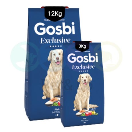 Gosbi Exclusive Kibbles for Dogs of Medium size with Fish