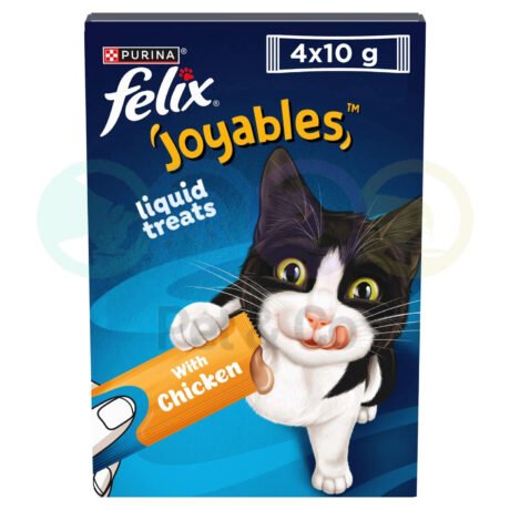 Felix Creamy Treats for Cats Joyables with Chicken 4x10g