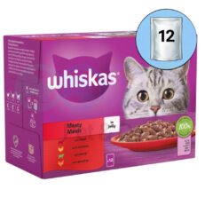 Lot Whiskas Chunks in Gravy for Cats with Meat 12x85g
