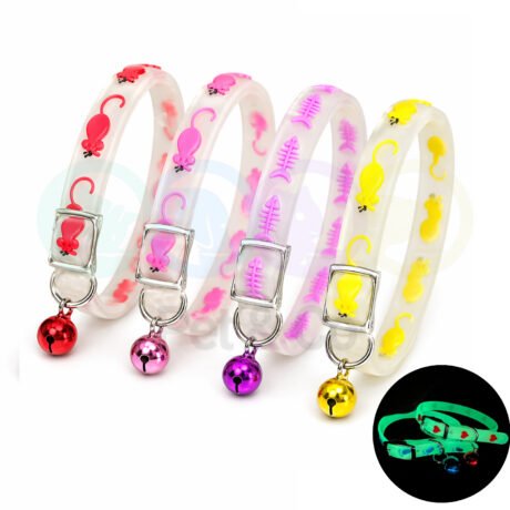 Cat Collar Luminous Silicone with Bell