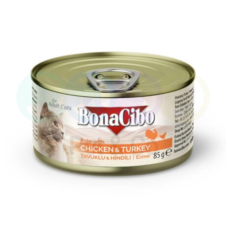 Bonacibo Loaf for Cats with Chicken & Turkey 85g