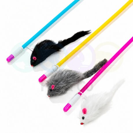 Cat Toy Plastic Mouse Dangler