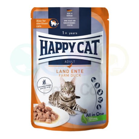 Happy Cat Chunks in Gravy for Cats with Duck 85g