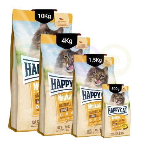 Happy Cat Kibbles for Cats Hairball Control with Poultry