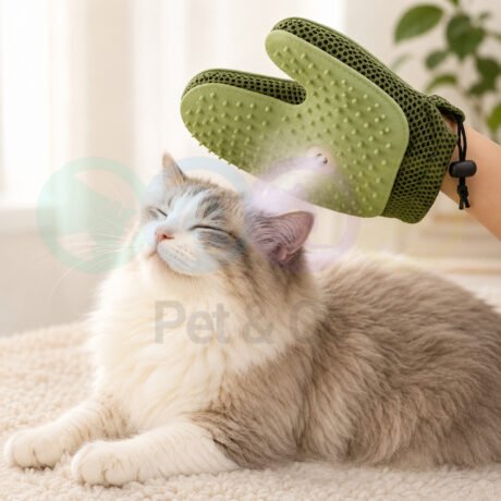 Mist Glove Massage & Deshedding Brush