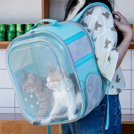 Transparent Carrier Backpack Squqre for Cats & Small Pets