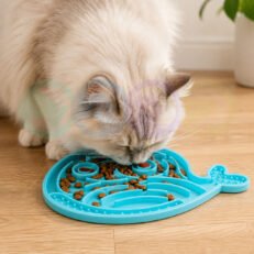 Slow Feeder Whale Mat for Cats & Dogs
