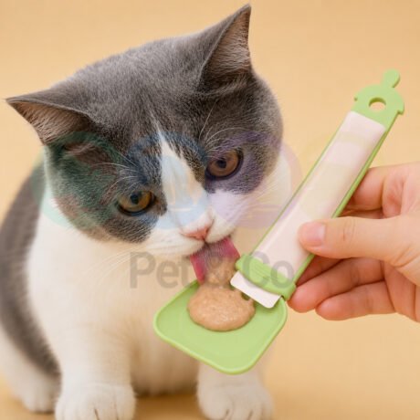 Cat Treat Squeezer Spoon