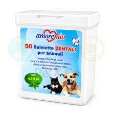 AmoreMio Mint Dental Wipes for Dogs & Cats 50pcs