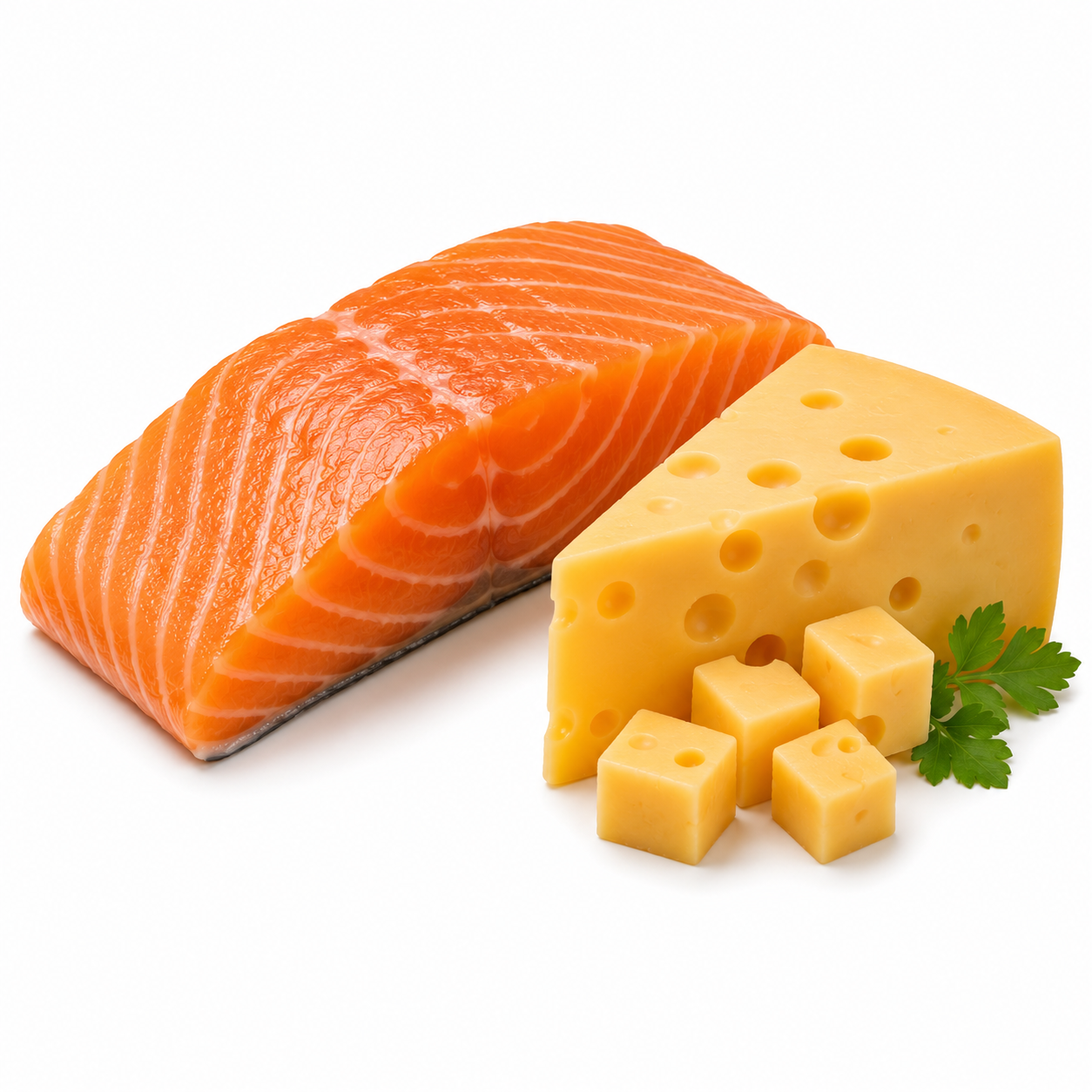 Salmon & cheese
