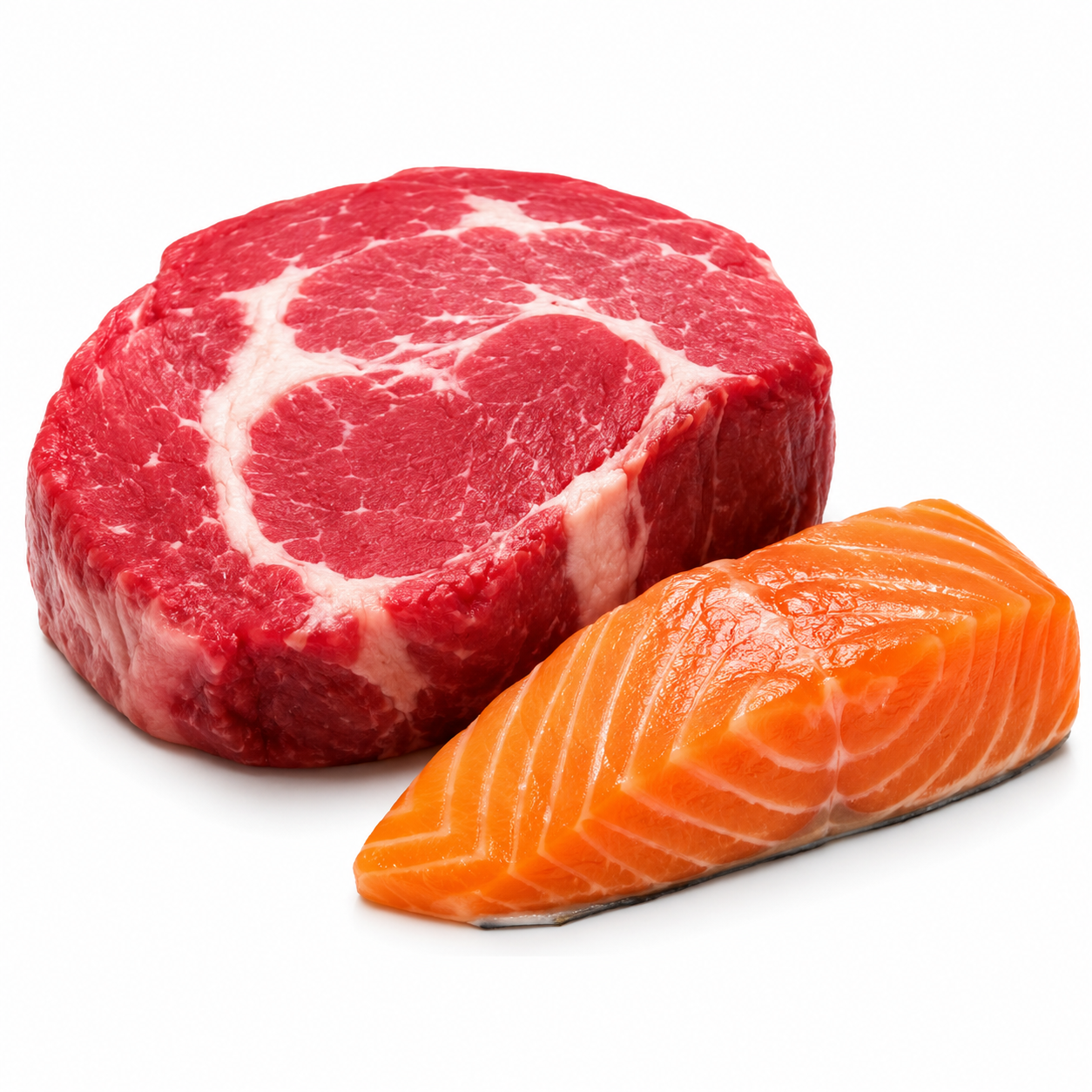 Beef & Salmon