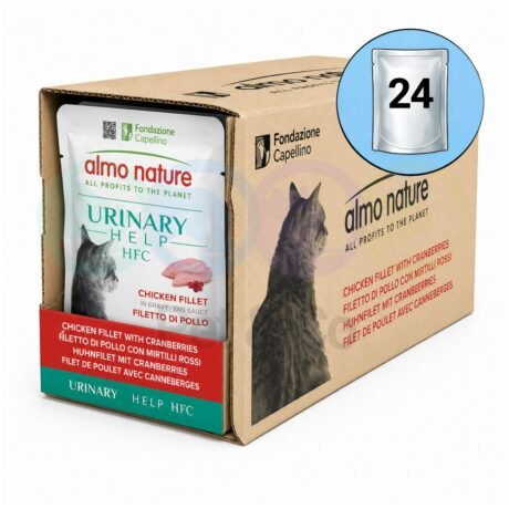 Lot Almo Nature Urinary Help for Cats 24×50g