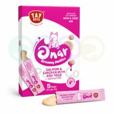 Onar Creamy Snacks Skin & Coat Aid with Salmon 5×14g