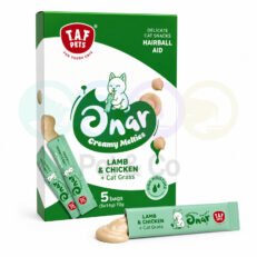 Onar Creamy Snacks Hairball Aid with Lamb 5×14g