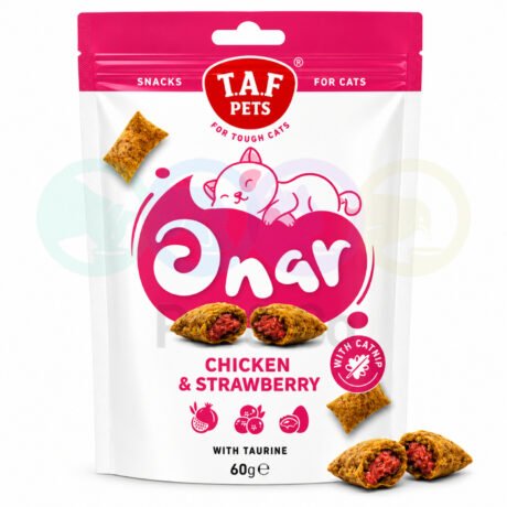 ONAR Cat Snacks with Chicken & Strawberry 60g