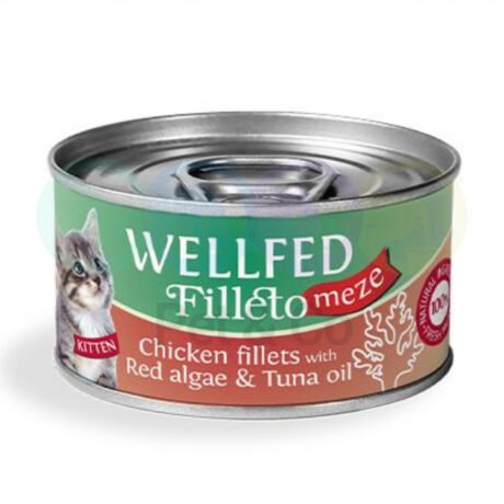 Wellfed Chicken Fillets for Kittens 70g