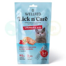 Wellfed Lick n' Care Treats for Urinary Aid with Salmon 6×15g