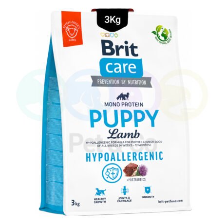 Brit Care Grain-free Kibbles for Puppies with Lamb 3Kg