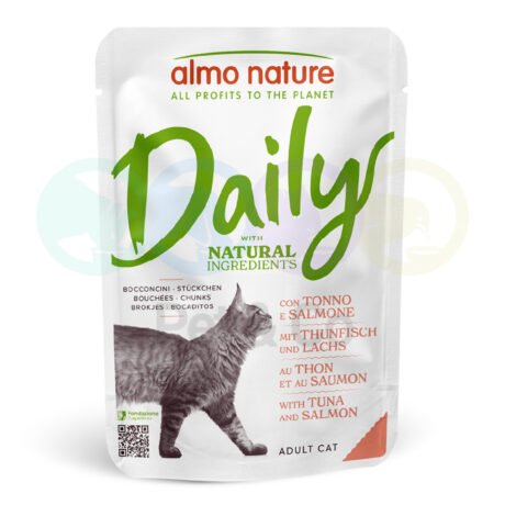 Almo Nature Chunks in Gravy for Cats with Tuna & Salmon 70g