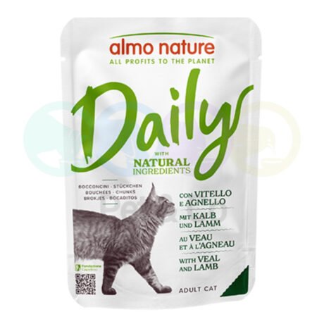 Almo Nature Chunks in Gravy for Cats with Veal & Lamb 70g