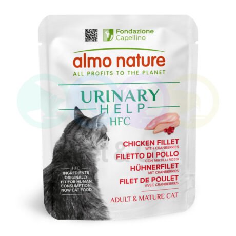 Almo Nature Urinary Help HFC Chunks in Gravy for Cats with Chicken 50g