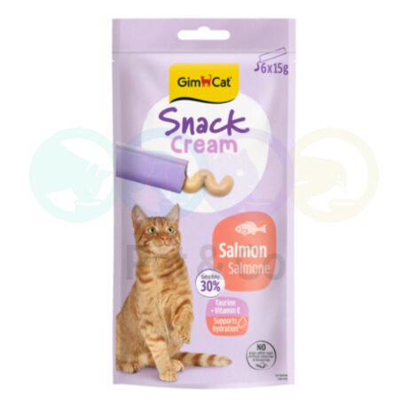 GimCat Liquid Treats for Cats with Salmon 6×15g