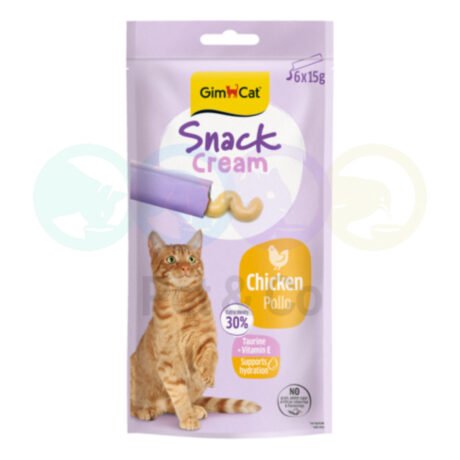 GimCat Liquid Treats for Cats with Chicken 6×15g