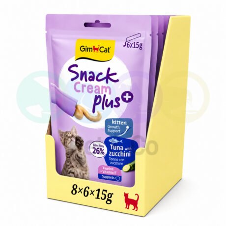 Lot GimCat Liquid Treats for Cats 8×6×15g