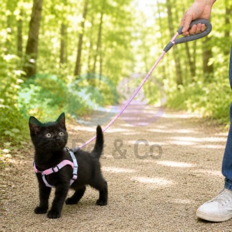 Harness & Leash Set for Kittens with Gradient Colors