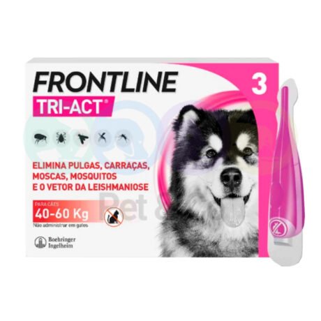 Frontline Tri-Act XL Flea Treatment for Dogs of 40-60 kg