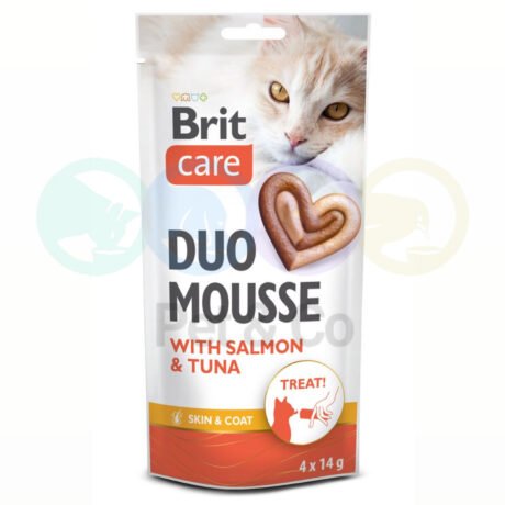 Brit Care Creamy Duo Mousse with Salmon & Tuna 4x14g