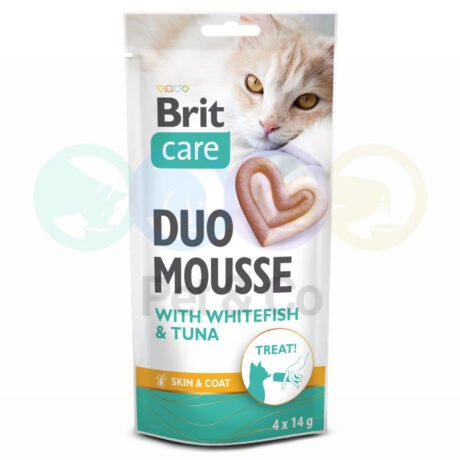 Brit Care Creamy Duo Mousse with Whitefish & Tuna 4x14g