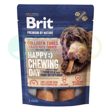Brit Collagen Tubes Filled with Turkey 2pcs