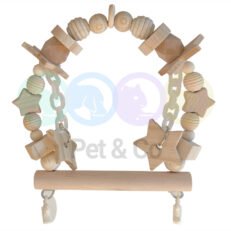 Bird Toy Natural Swing Beads