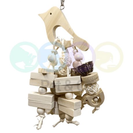 Bird Toy Natural Bird Beads