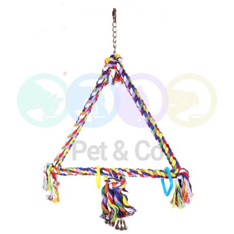 Bird Toy Swing Triangular