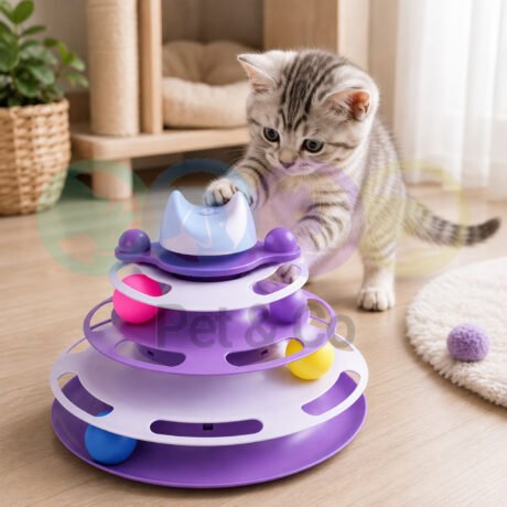 Cat Toy Interactive 3-Tier Track