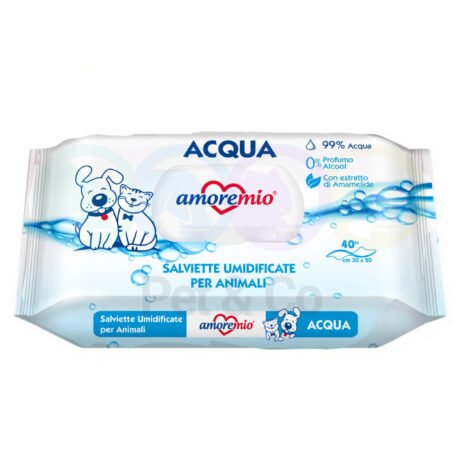 AmoreMio Wet Wipes with Hazel extract 40pcs