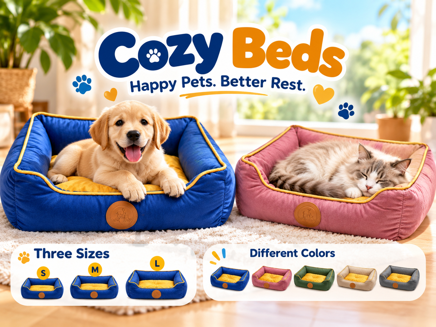 Cozy Beds for Happy Pets