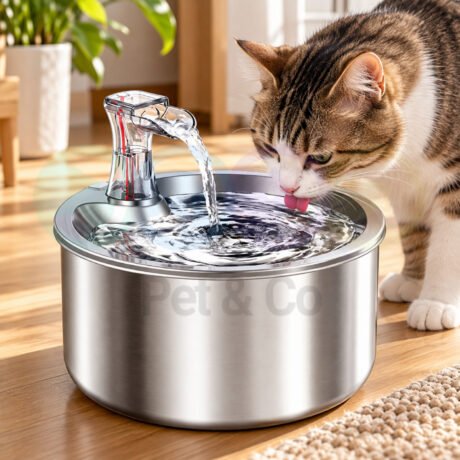 Automatic Stainless Steel Pet Water Fountain 2L
