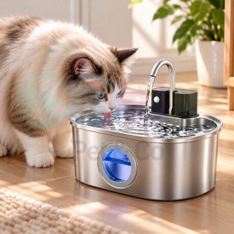 Automatic Stainless Steel Smart Pet Water Fountain 3.2L