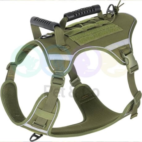 Dog tactical harness Military Green
