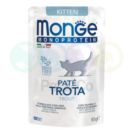 Monge Monoprotein Pâté for Kittens with Trout 85g